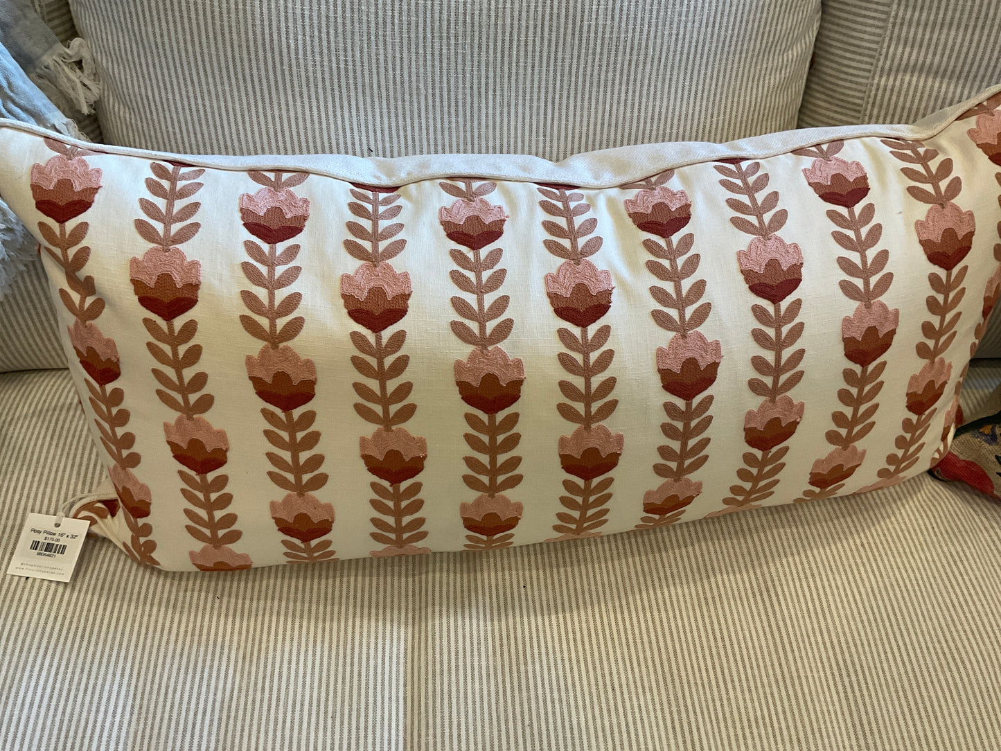 Posy Pillow 16" x 32"