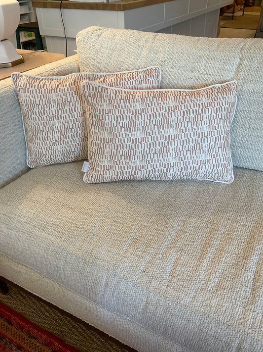 13" x 19" Cinder Blush Pillows-PAIR