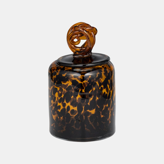 8" Glass Knot Jar