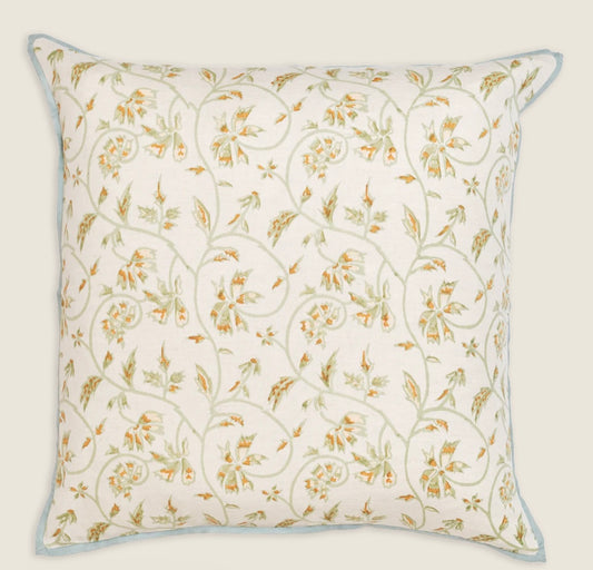 Marguerite Celadon 22x22 Pillows - PAIR
