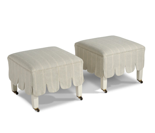 Bloom Ottoman w/Casters-Custom Order
