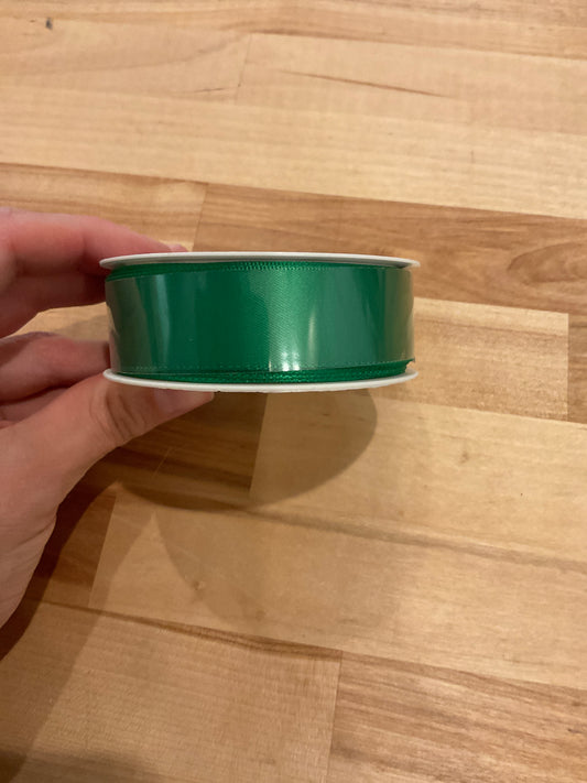 Satin Green Ribbon