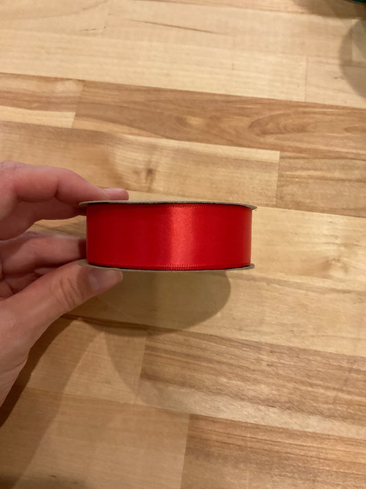 Satin Ribbon Red