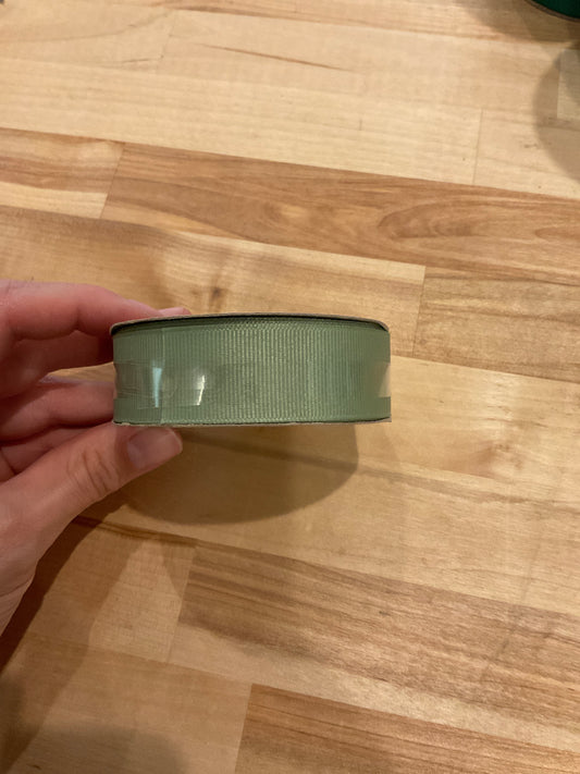 Grosgrain Ribbon Moss