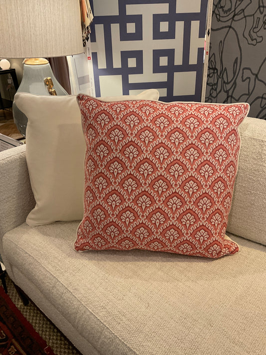 22" Chloe Coral Pillows-PAIR