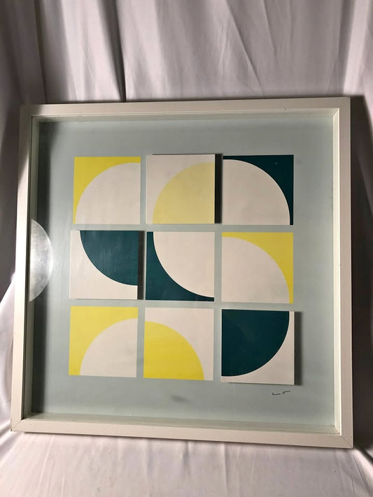 Circle Art Shadow Box (21x21)