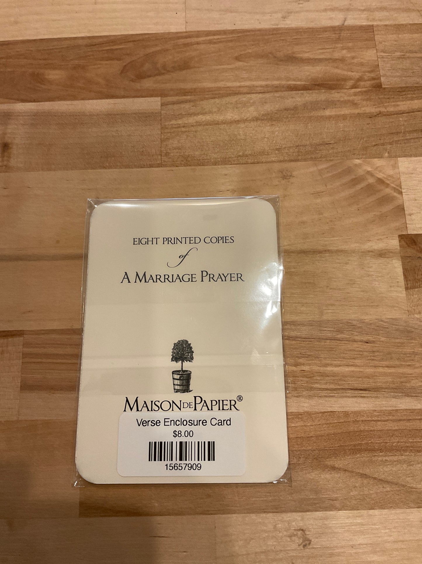 Verse Enclosure Card