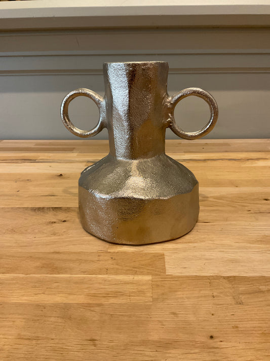 Silver Vase with Handles