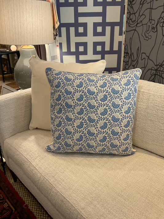 22" Carolina Blue Pillows-PAIR