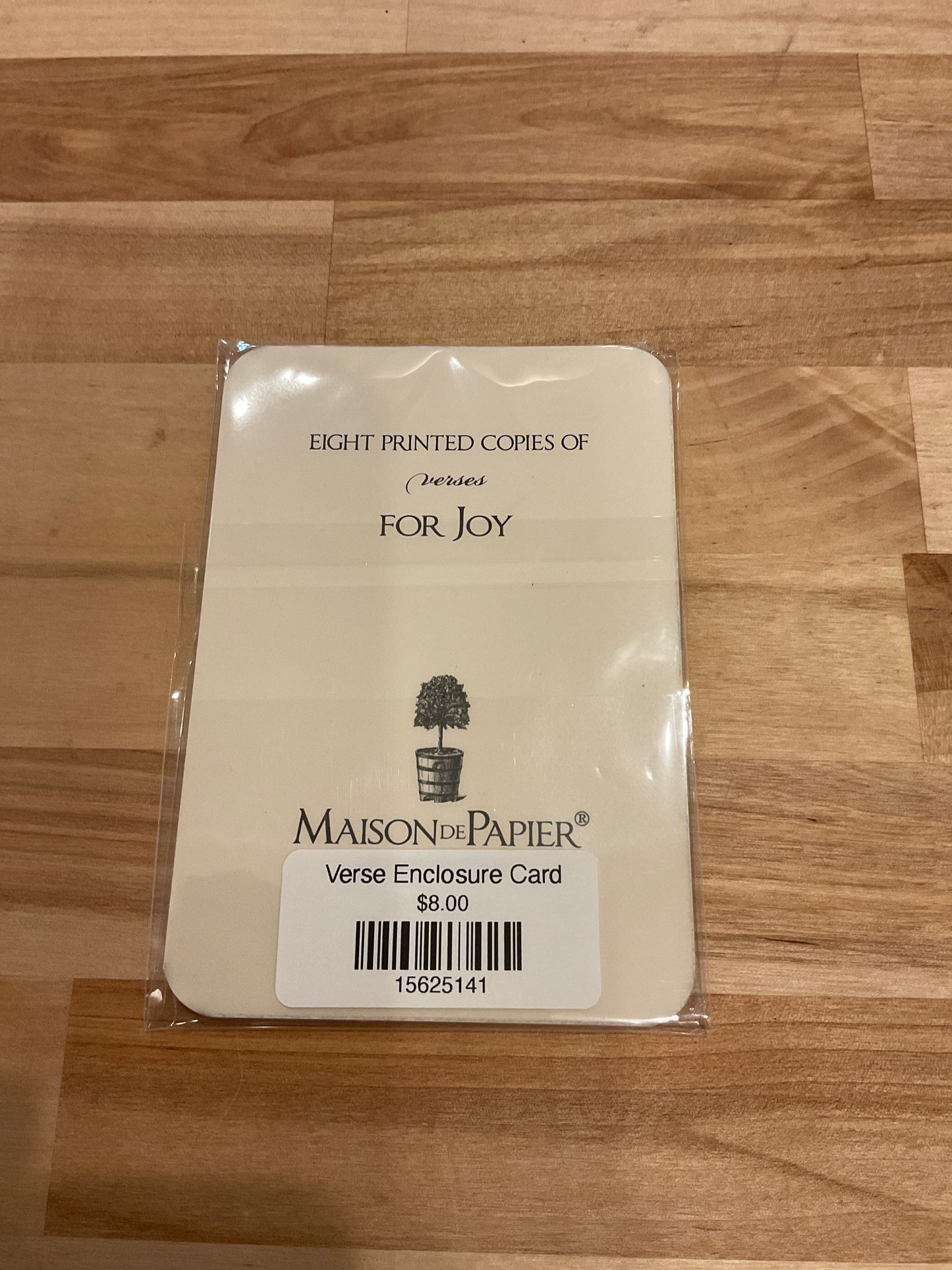 Verse Enclosure Card