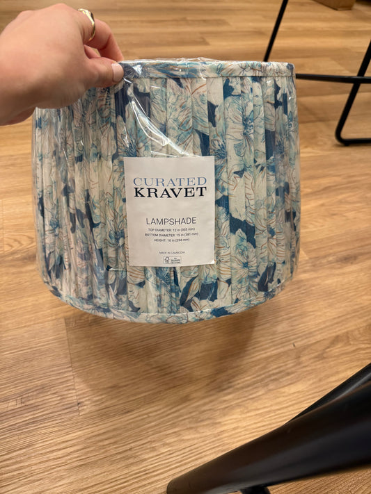 Blue Floral Curated Kravet Lampshade