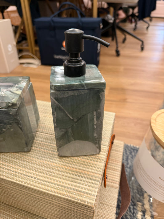 Green Stone Soap Dispenser