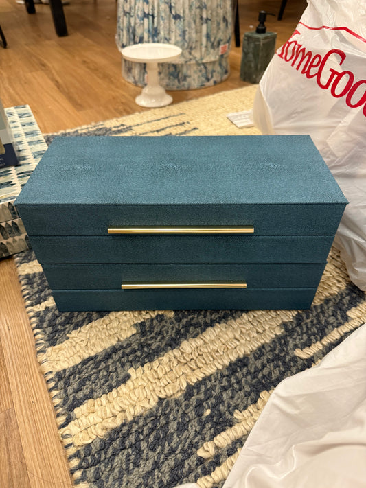 Blue Shagreen Box