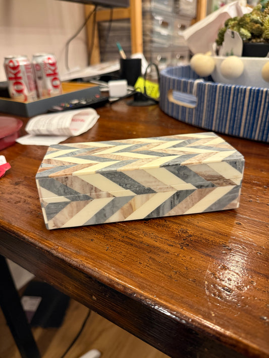 Small Herringbone Box