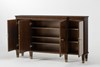 Walnut Breakfront Cabinet