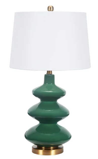 Glass Green Lamp