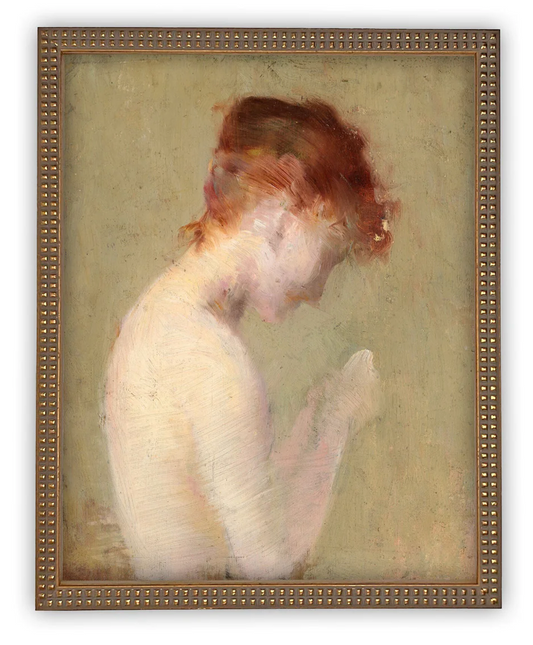Vintage Framed Portrait Canvas