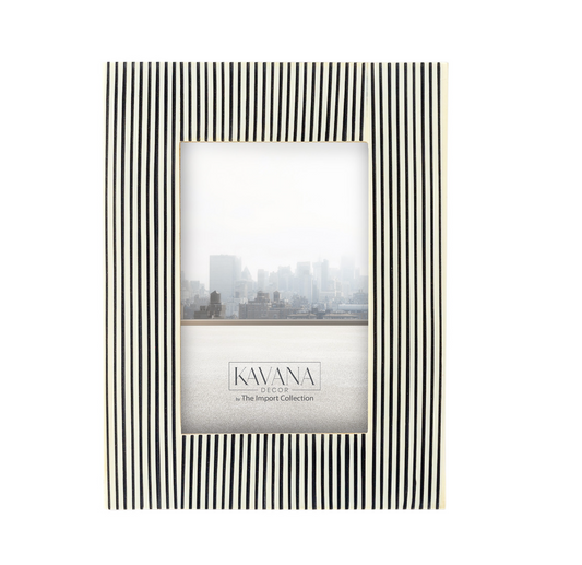 Boni Frame Black & White Stripe