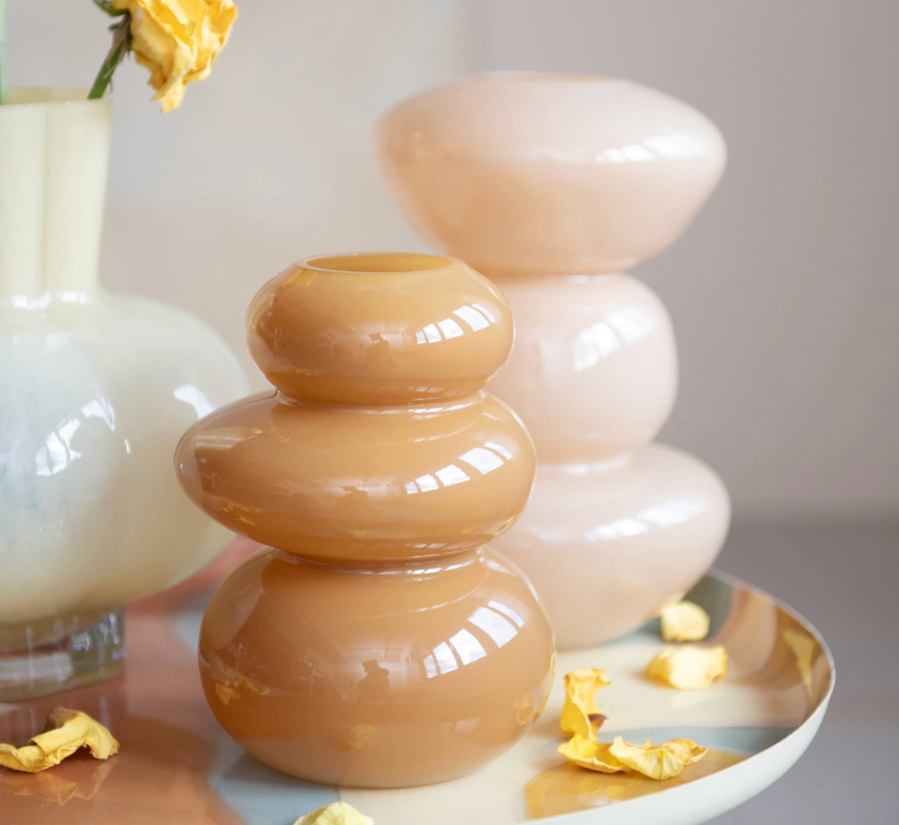 Camel Organic Shaped Vase