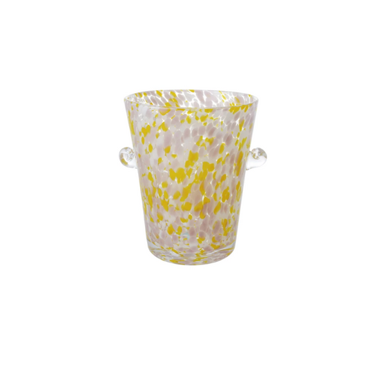 Hand-Blown Confetti Ice Bucket