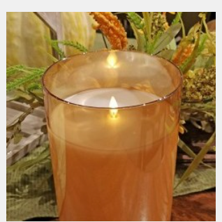 6x8 Flameless Candle