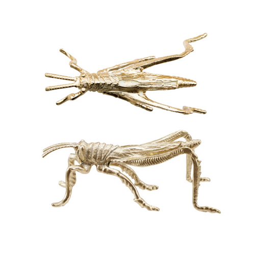 6" Pewter Grasshopper