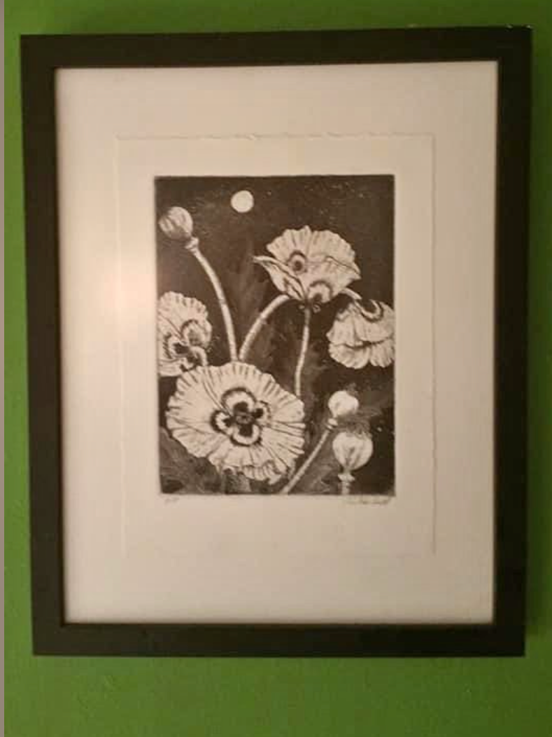Etching Art Print