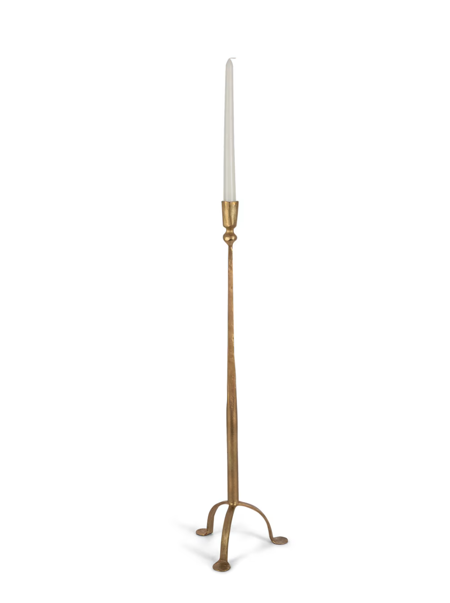 28" Antique Gold Candlestick
