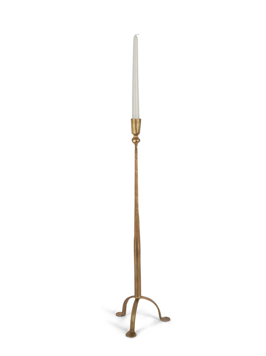 28" Antique Gold Candlestick