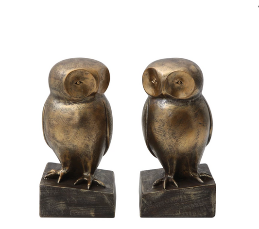 Owl Bookends
