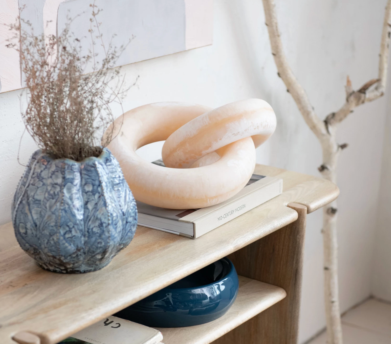 Embossed Stoneware Planter