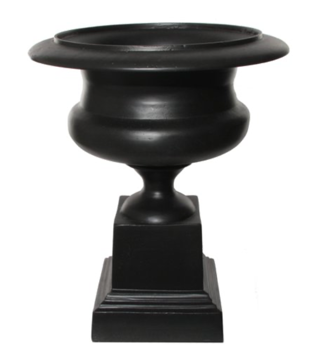 Metal Urn on Stand
