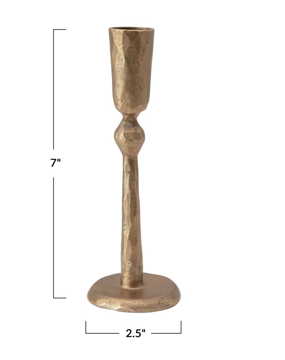 Antique Brass Metal Taper
