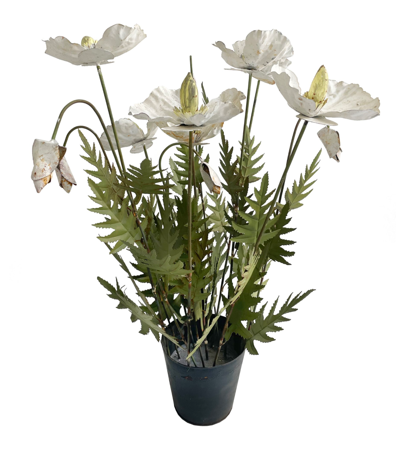 Metal Potted Plant