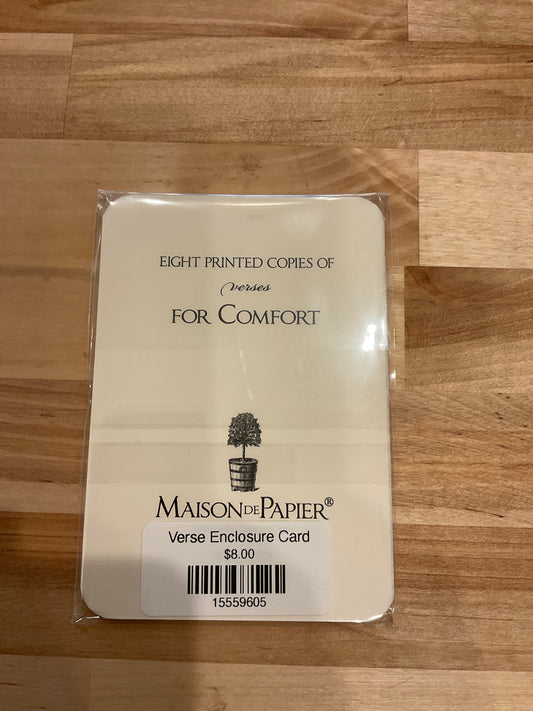Verse Enclosure Card