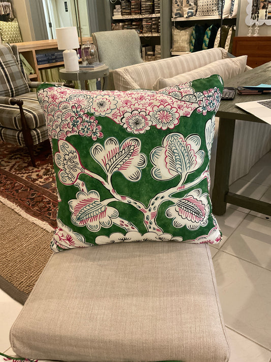 Kelly Green Treehouse Pillows-PAIR