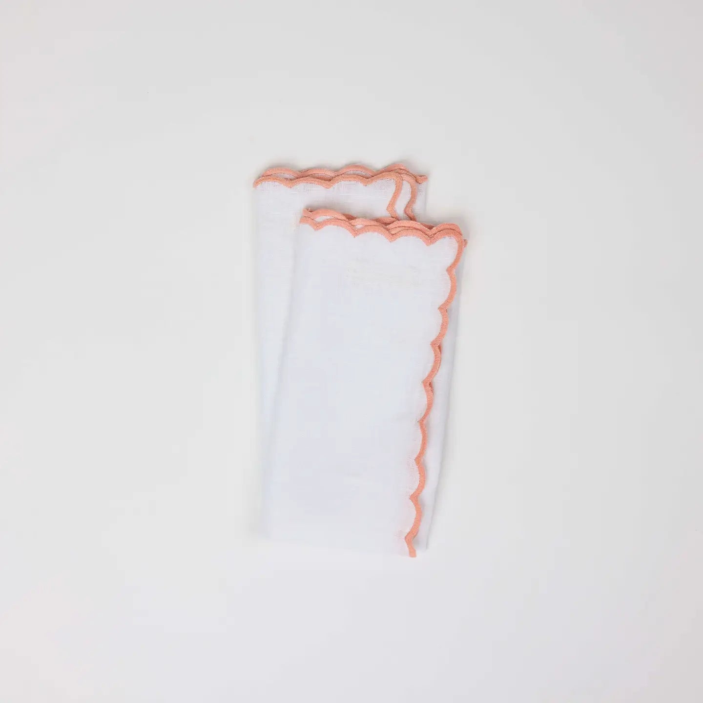Napkins Scalloped Pink