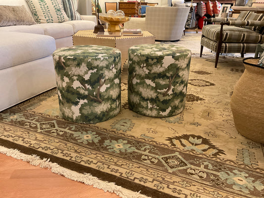 Tree branch small ottoman/stool-PAIR