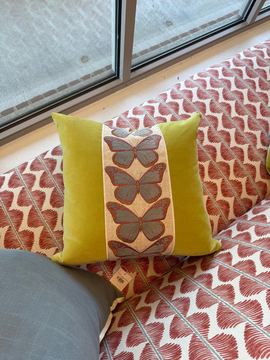 Butterfly Velvet Pillows (PAIR)