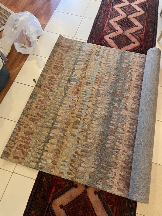 Paint Chip Rug-Stone