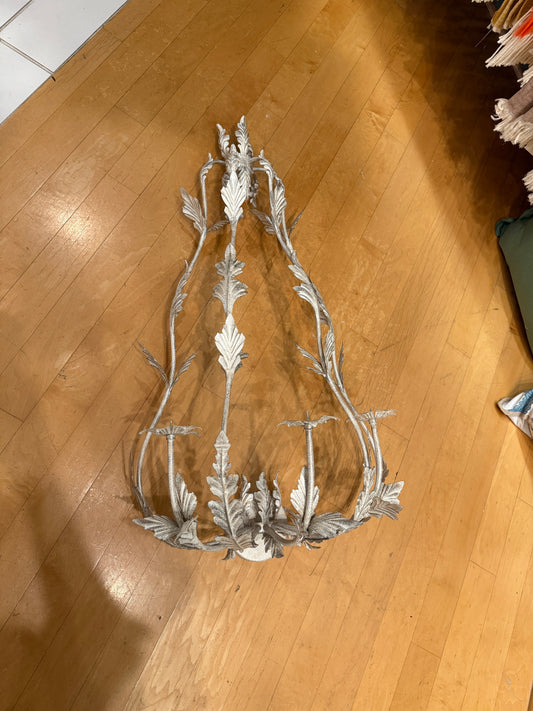 Set of Metal Floral Candelabras