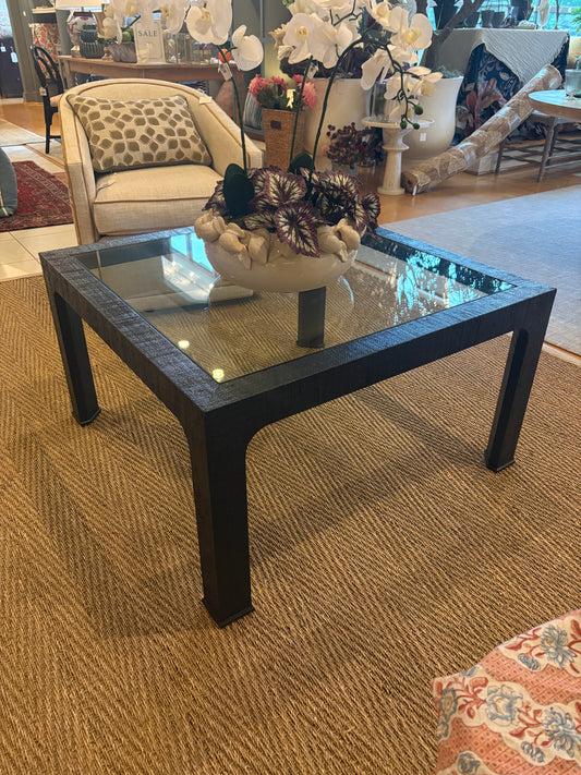 Marina Glass Top Coffee Table