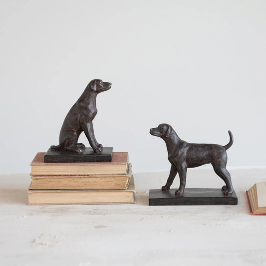 Labrador Resin Bookends