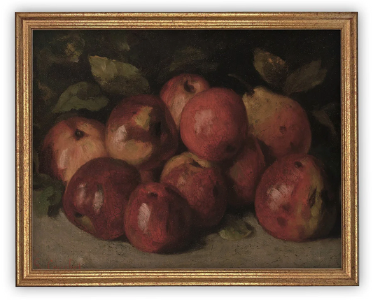 Framed Apples Canvas