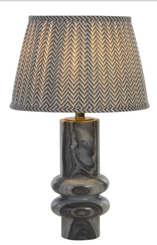 Grey Marble Table Lamp-Single