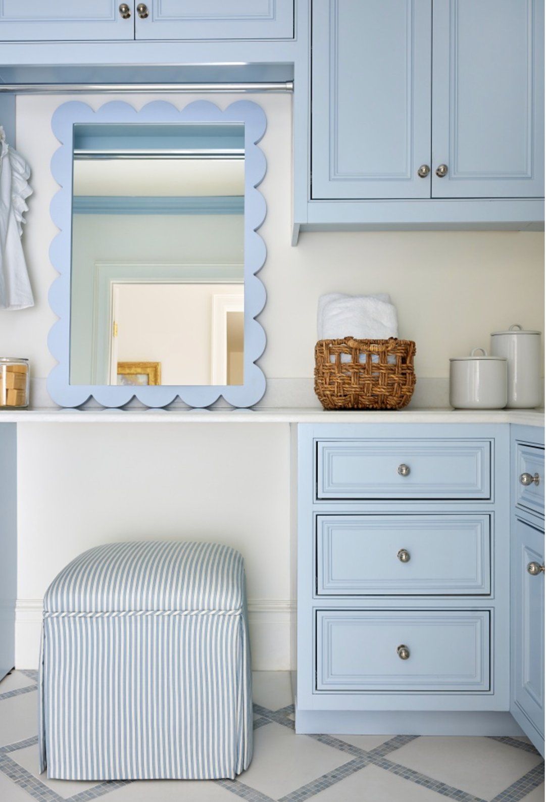 Cherie Wall Mirror White