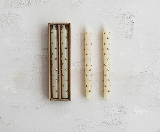 S/2 Dot Taper Candle