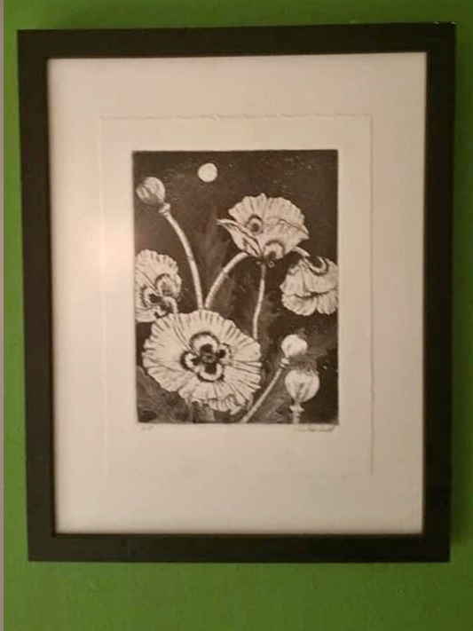 Etching Art Print