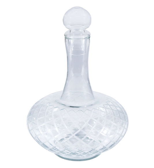 Etched Glass Decanter