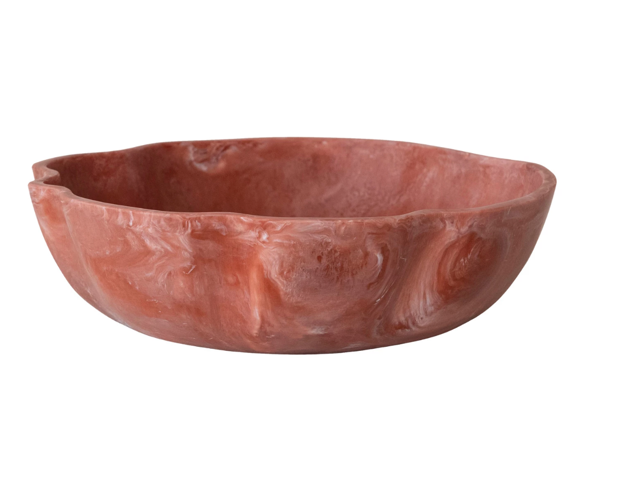 Marbled Resin Bowl